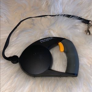 15 foot retractable dog leash and pouch